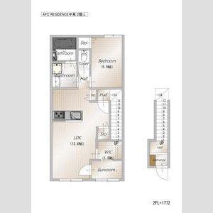 磐田市中泉アパート 間取り図画像