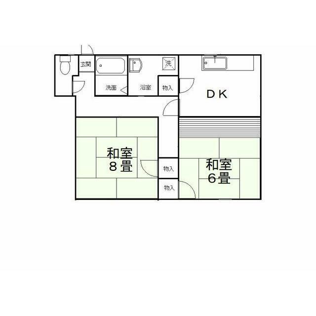 焼津市焼津アパート 間取り図画像