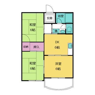 焼津市焼津マンション 間取り図画像