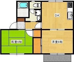 焼津市大栄町アパート 間取り図画像