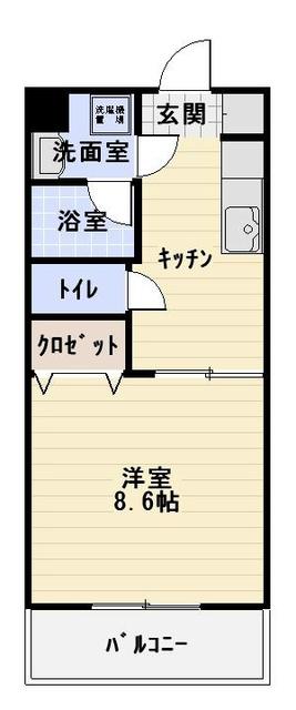 藤枝市青葉町マンション 間取り図画像