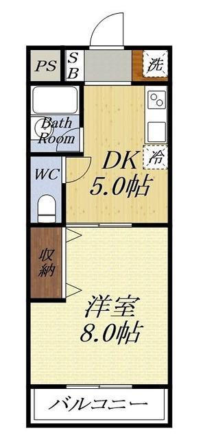 袋井市浅羽マンション 間取り図画像