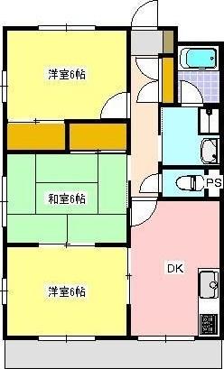 藤枝市瀬古アパート 間取り図画像