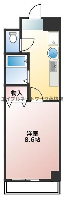 藤枝市駅前マンション 間取り図画像