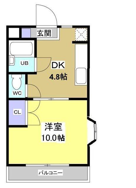 掛川市中央マンション 間取り図画像