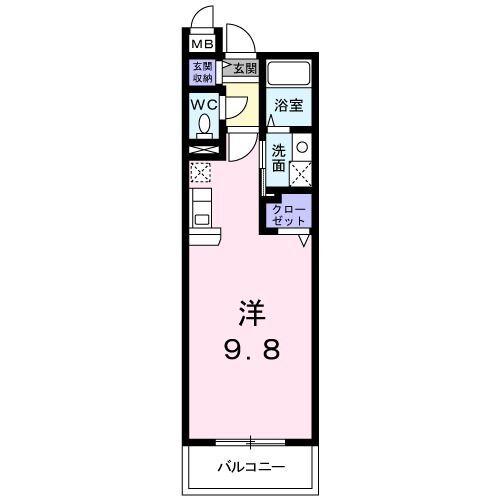 磐田市鳥之瀬マンション 間取り図画像