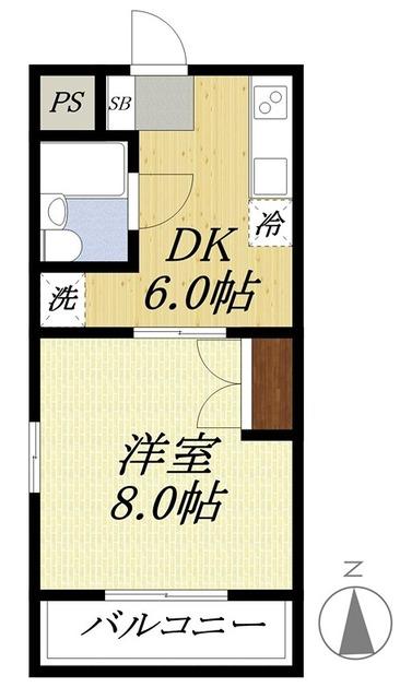 袋井市堀越マンション 間取り図画像