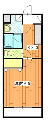 袋井市高尾町マンション 間取り図画像
