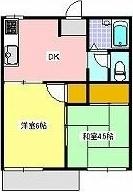 焼津市駅北アパート 間取り図画像