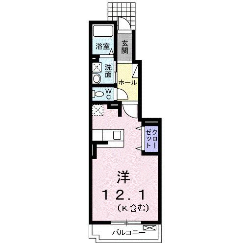 藤枝市小石川町アパート 間取り図画像
