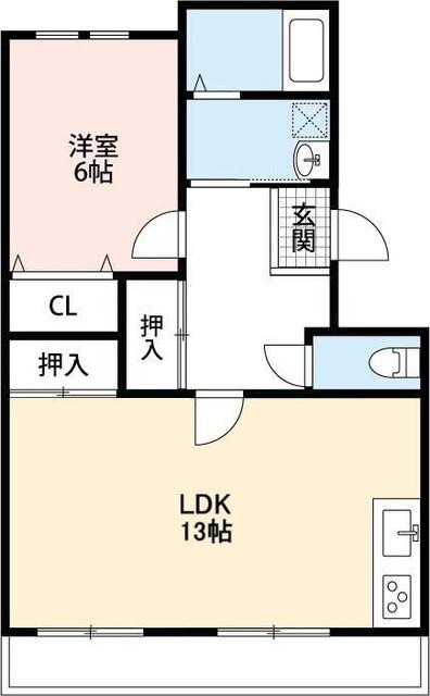 磐田市二之宮マンション 間取り図画像