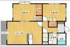 袋井市大野マンション 間取り図画像