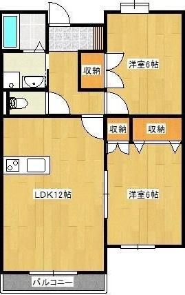 袋井市大野マンション 間取り図画像