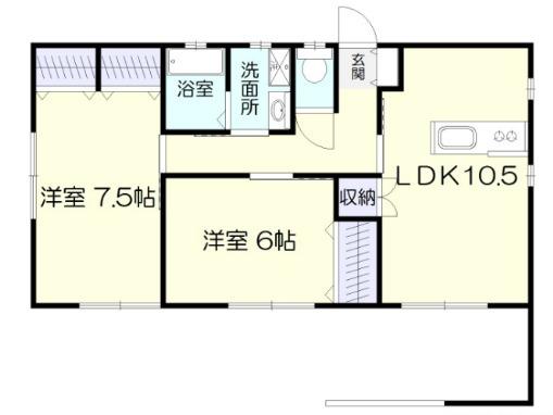掛川市和光一戸建 間取り図画像