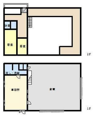 焼津市八楠倉庫・収納庫 間取り図画像