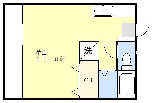 焼津市西小川アパート 間取り図画像
