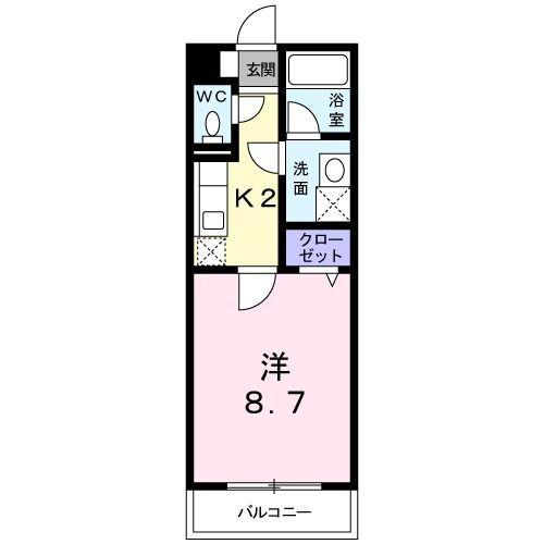 磐田市鳥之瀬マンション 間取り図画像