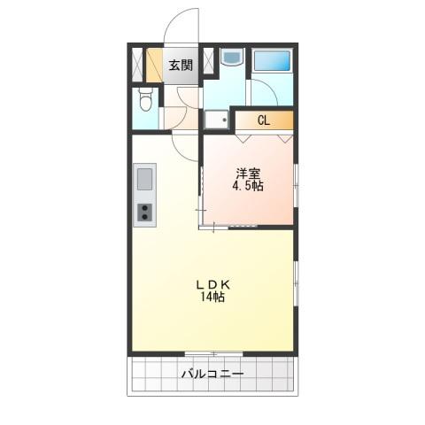 榛原郡吉田町神戸マンション 間取り図画像
