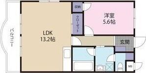掛川市大池マンション 間取り図画像