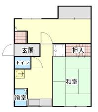 焼津市下小田アパート 間取り図画像