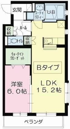 牧之原市波津マンション 間取り図画像