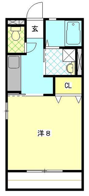 島田市元島田アパート 間取り図画像