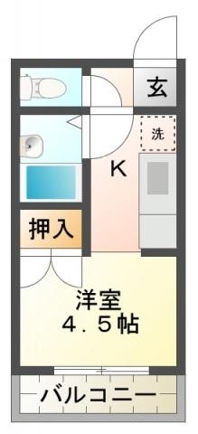 島田市船木アパート 間取り図画像
