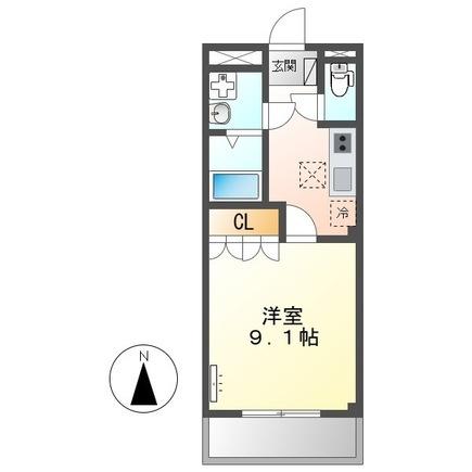 島田市金谷泉町アパート 間取り図画像