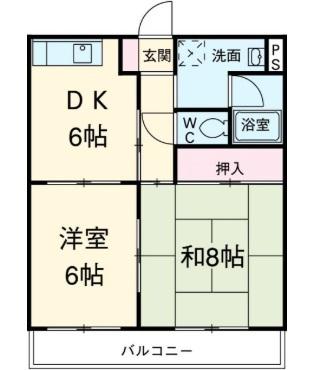 掛川市家代の里マンション 間取り図画像