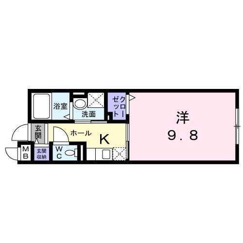磐田市豊岡マンション 間取り図画像