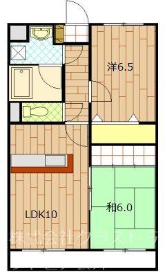 袋井市浅羽マンション 間取り図画像
