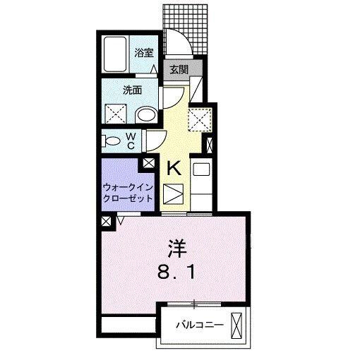 焼津市南小川アパート 間取り図画像