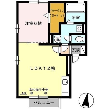 焼津市小柳津アパート 間取り図画像