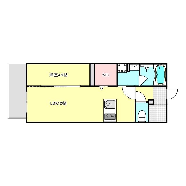 エール（205） 間取り図画像