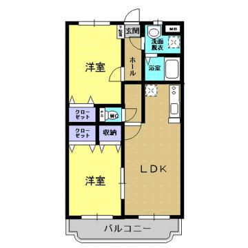 島田市阪本マンション 間取り図画像