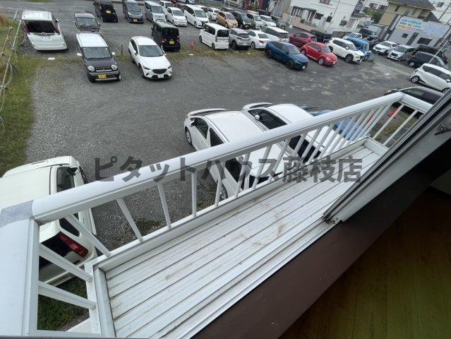 焼津市栄町アパート バルコニー