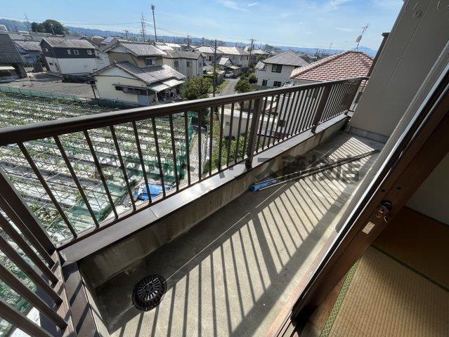 島田市元島田アパート バルコニー