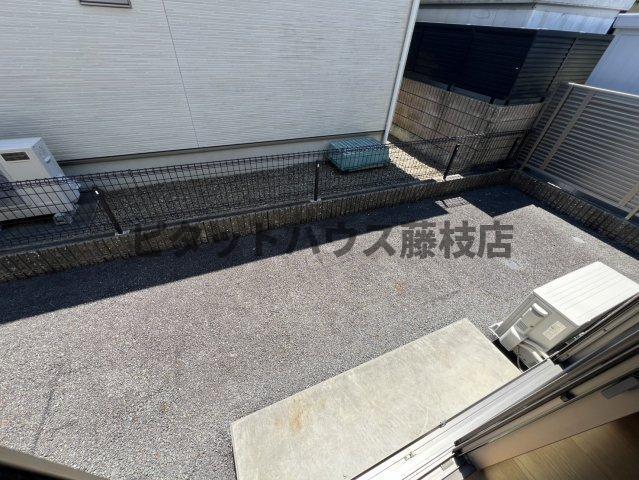 焼津市石津アパート バルコニー