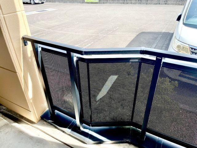 藤枝市高岡アパート バルコニー