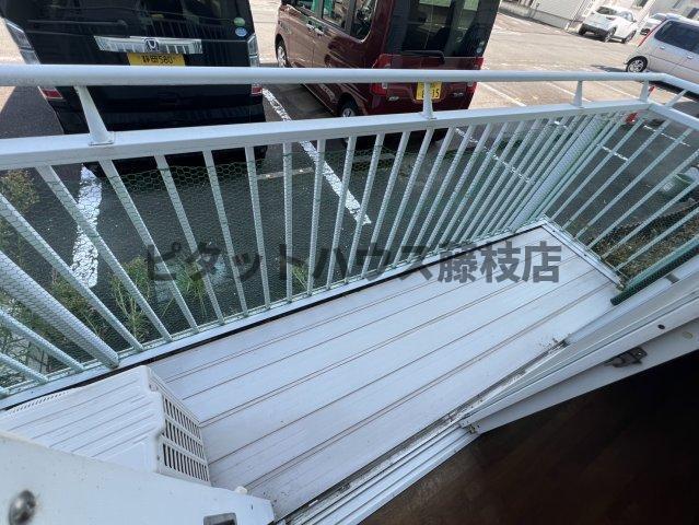 焼津市柳新屋アパート バルコニー