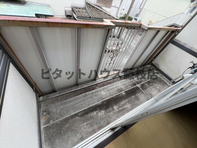 焼津市三ケ名アパート バルコニー