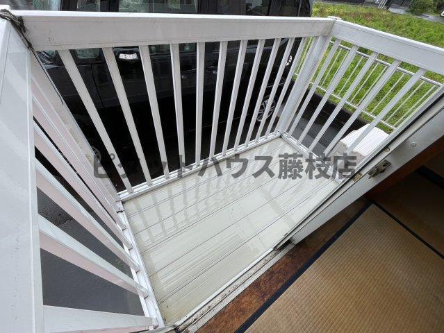 焼津市中新田アパート バルコニー