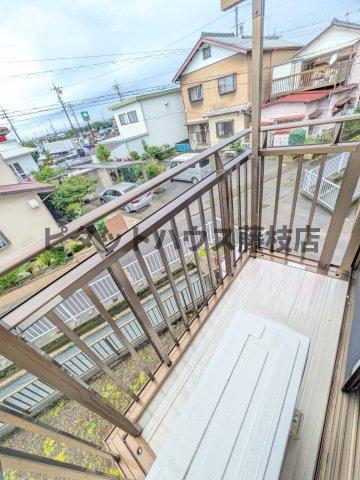 藤枝市高岡アパート バルコニー