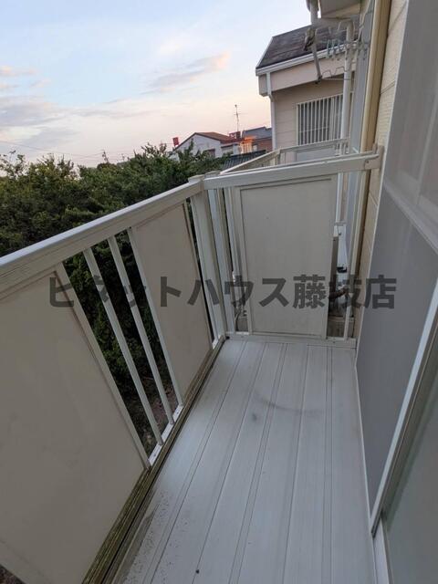 牧之原市細江アパート バルコニー