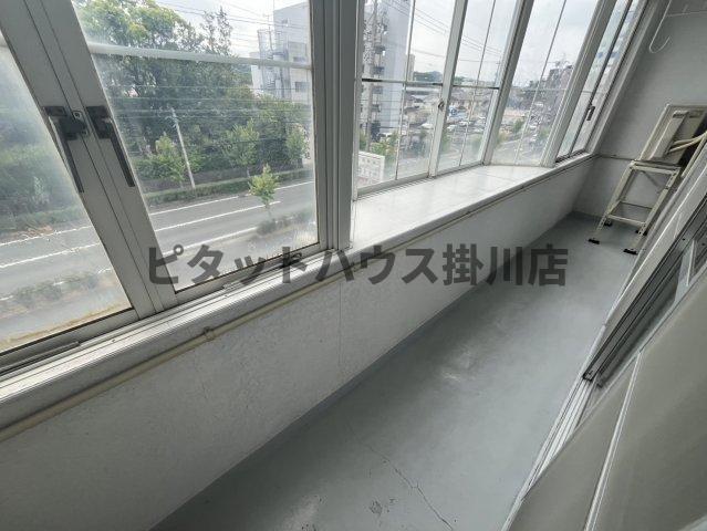掛川市南マンション バルコニー