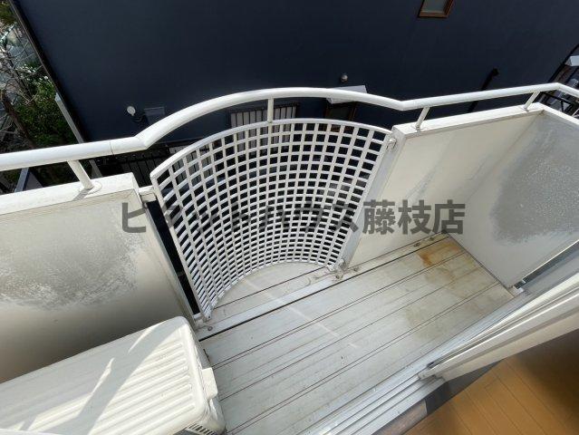 焼津市西小川アパート バルコニー