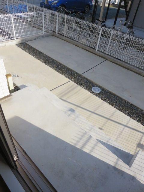 菊川市下平川アパート 庭