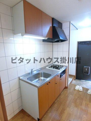 掛川市逆川アパート キッチン
