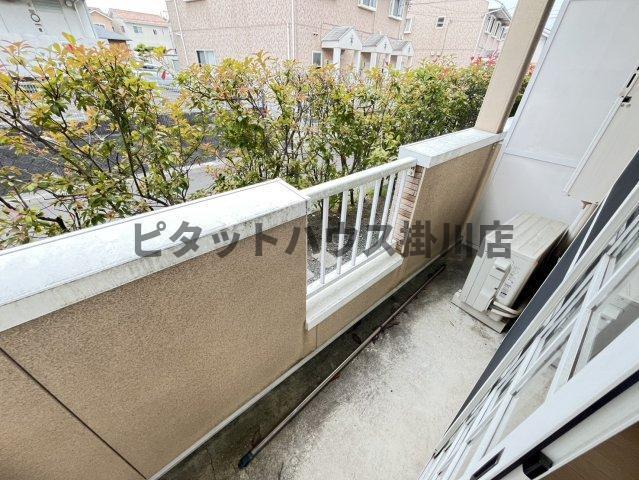 掛川市杉谷アパート バルコニー