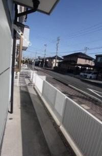 袋井市諸井アパート バルコニー
